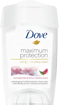 Antiperspirant Deodorant Stick Maximum Protection Pomegranate & Lemon Verbena Scent, 45 ml