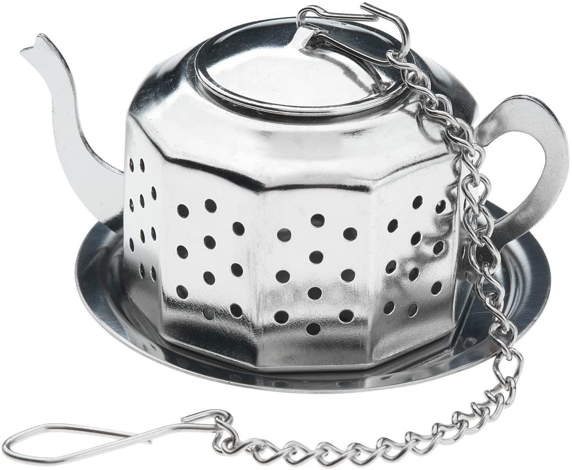 Bredemeijer Tea Filter with Tray Stainless Steel Teapot Design