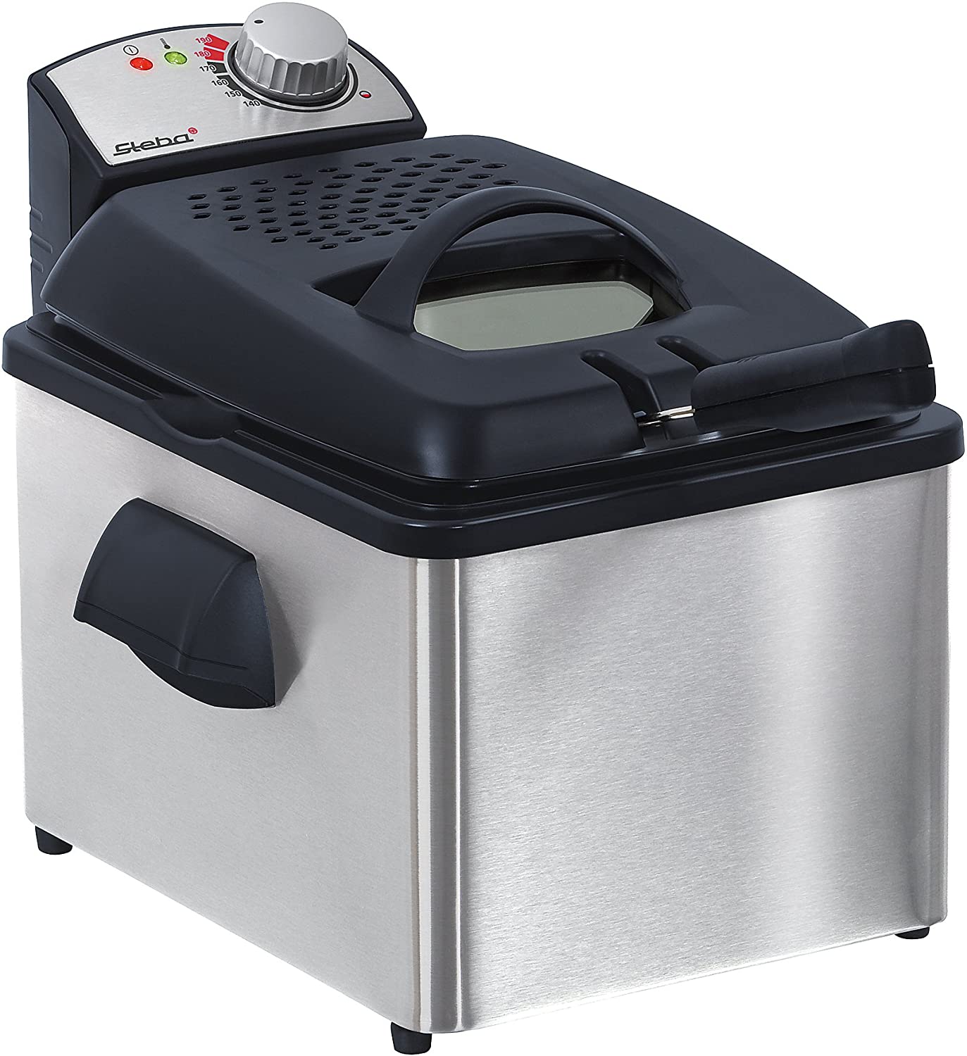 Steba DF 282 2755 Watt Cool Wall Cool Zone Fryer 3.5 Litre Stainless Steel