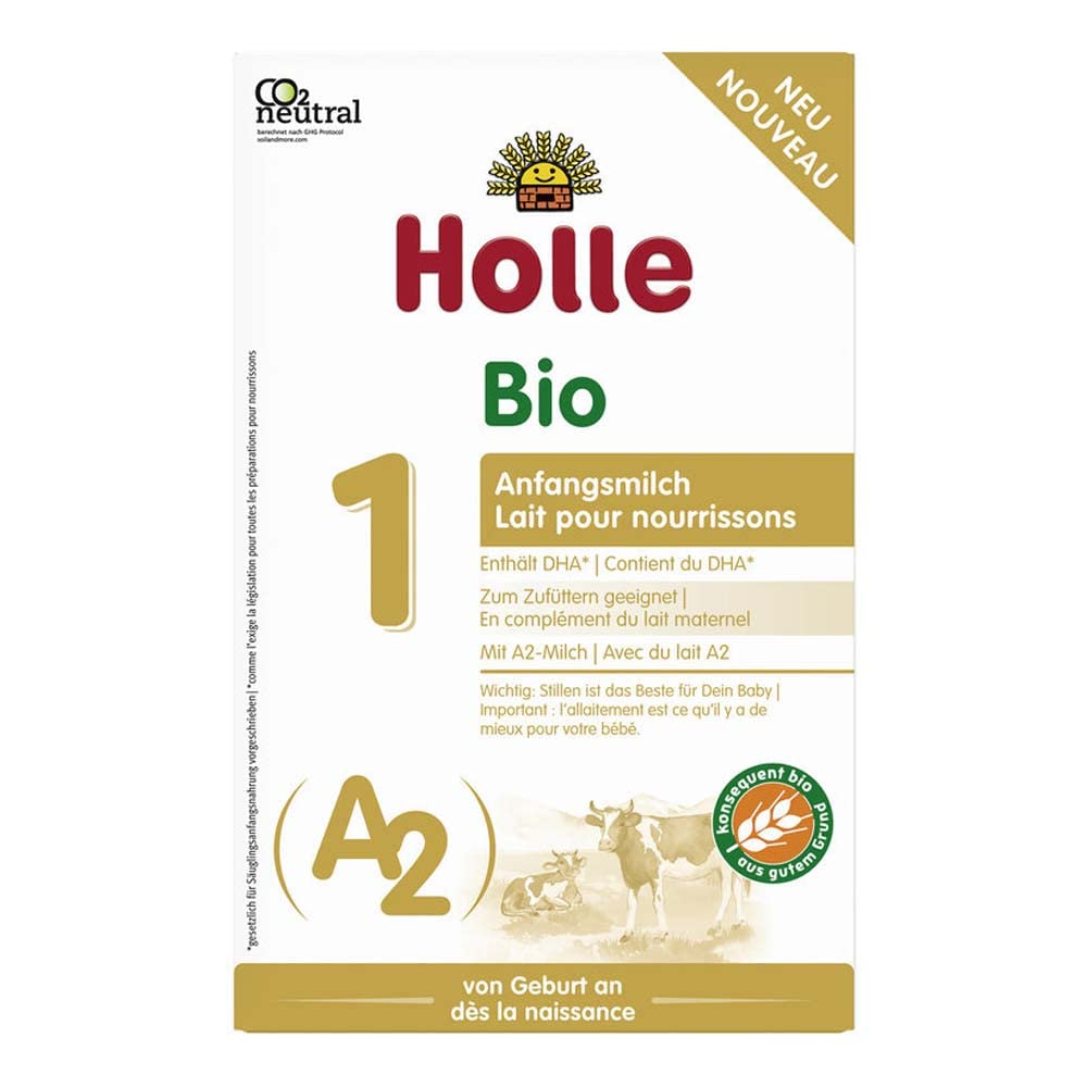 Holle Bio A2 Anfangsmilch 1, Karton, 400g