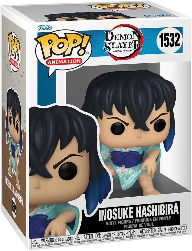 Funko POP! Animation: Demon Slayer - Inosuke Hashibira - (Kimono) - Vinyl Collectible Figure - Gift Idea - Official Merchandise - Toy for Children and Adults - Anime Fans