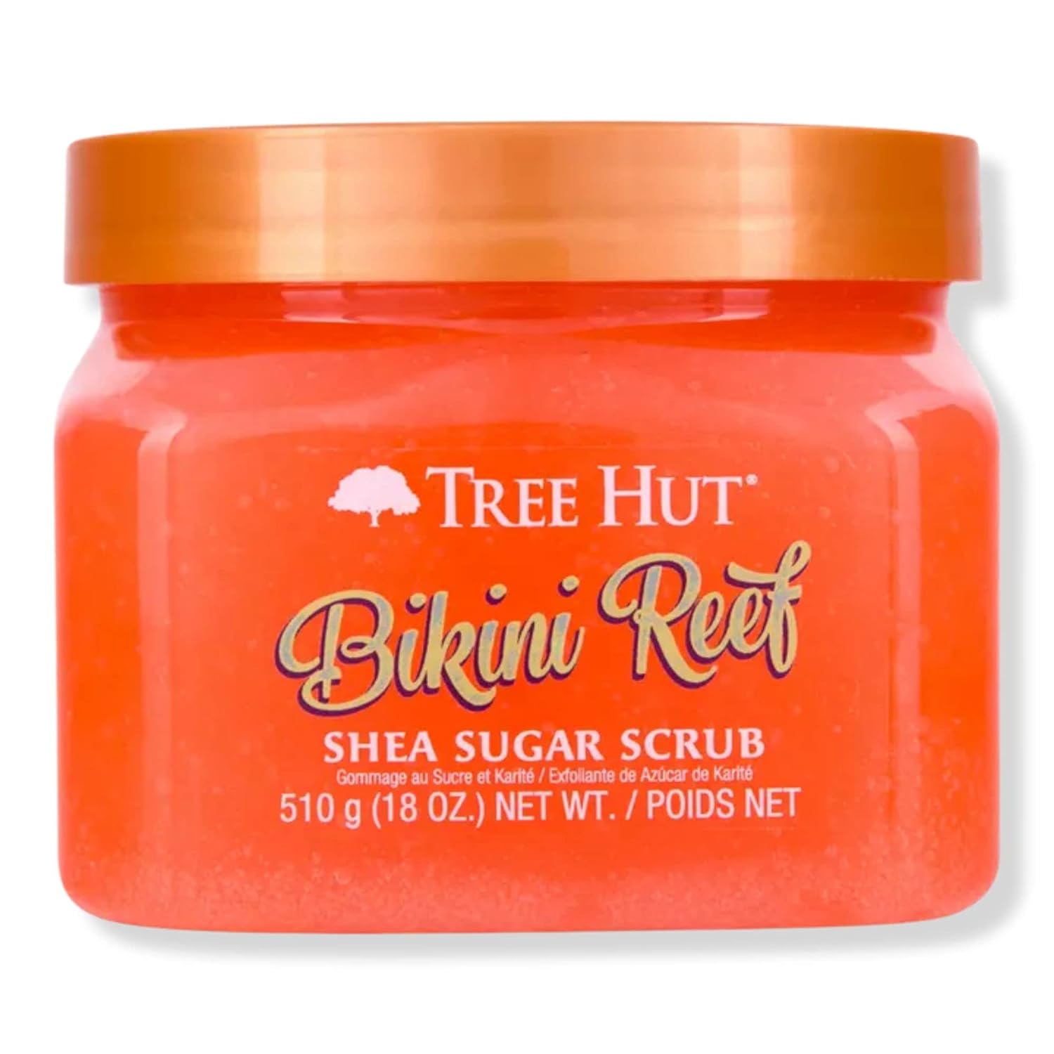 Tree Hut Bikini Reef Shea Sugar Scrub, 18 oz, Ultra Hydrating and Exfoliating Scrub for Nourishing Essential Body Care
