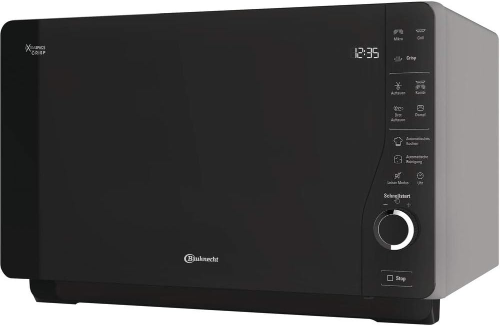 Bauknecht MW 427 SL microwave Countertop Grill microwave 25 L 800 W Black, Gray MW 427 SL, Countertop, Grill microwave, 25 L, 800 W, Rotary, Touch, Black, Gray