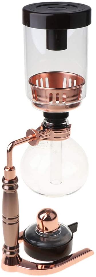 huiingwen Japanese Style Siphon Coffee Machine Tea Siphon Pot Vacuum Coffee Machine Glass Type Coffee Machine Filter 3 Cups