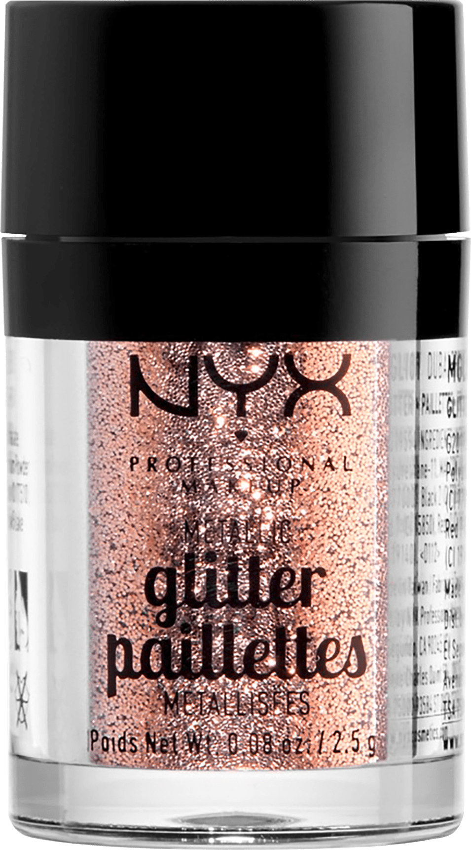NYX PROFESSIONAL MAKEUP Glitter Metallic Glitter Goldstone 04, 2.5 G
