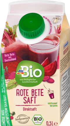 dmBio Juice, beetroot juice, Demeter, 0.5 l