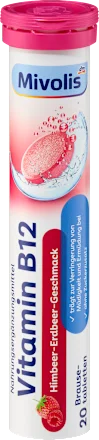 Mivolis Vitamin B12 effervescent tablets, 20 tablets, 82 g