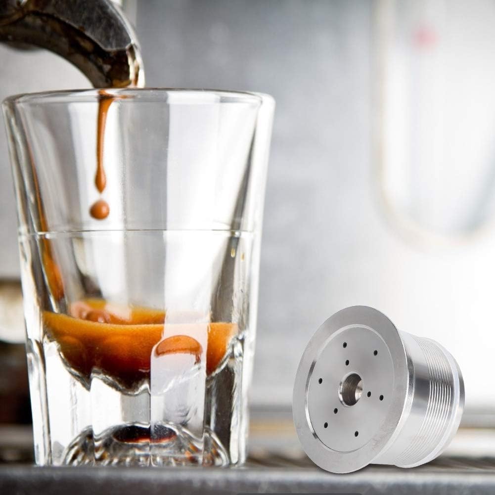 ZPSHYD Reusable Coffee Capsule Stainless Steel Reusable Coffee Capsule Filter Cup for Caffitaly Wacaco Tchibo, Pack of 1
