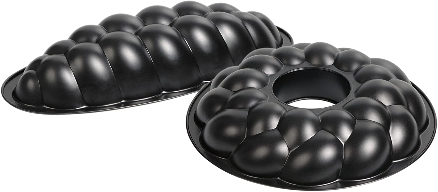Kaiser Baking Moulds Set of 2 Diameter 32 cm Savarin Mould Braided Loaf Yeast 38 Cmblech Hand Wash