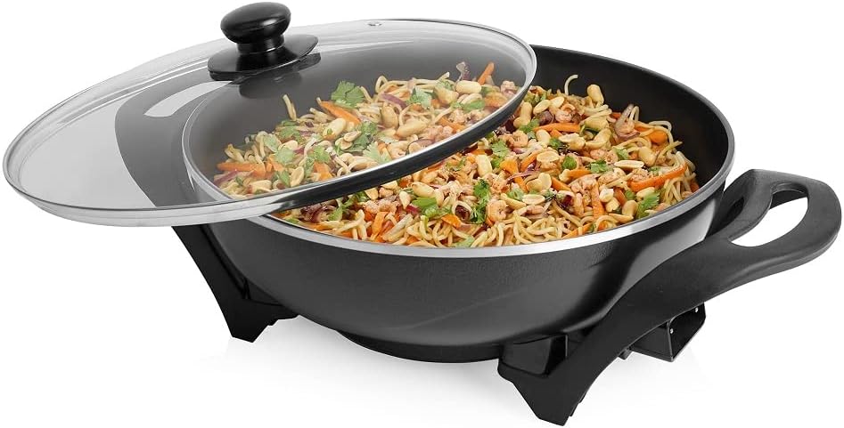 Tristar PZ-9130 Electric Grill Pans, Black, 33 cm Diameter