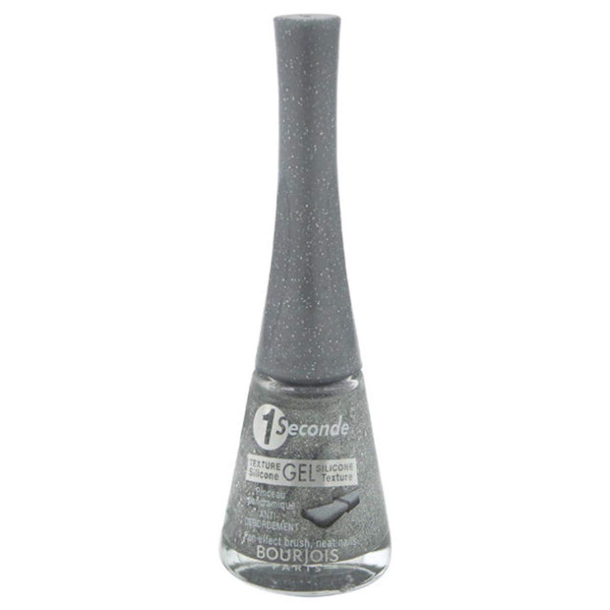 Bourjois 1 Second Nail Polish, N ° 39 IT \'S RAINING Stars Texture Gel Enriched Silicone, 9 ml, 0.3 fl. oz.