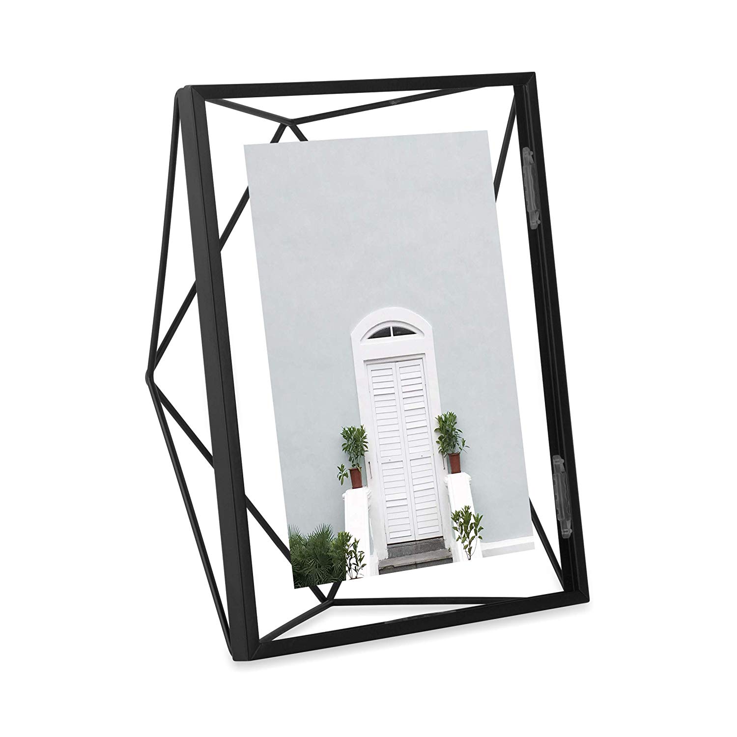 Umbra 313015-158 Prism Photo Frame, 13 X 18 Cm, Silver, Black , 13X18