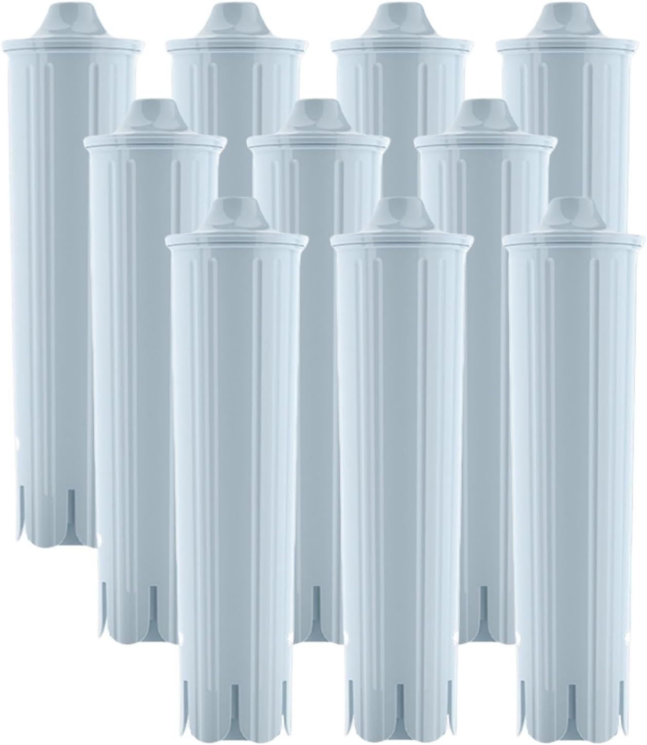 Pack of 10 replacement filters for coffee machines, compatible with Jura Z8/Z6/J6/J600/S8/S80/E80/E800/E60/E60/E600/D6/D60/D600/ENA8/WE6/WE8. Replace every 2 months/65 L.