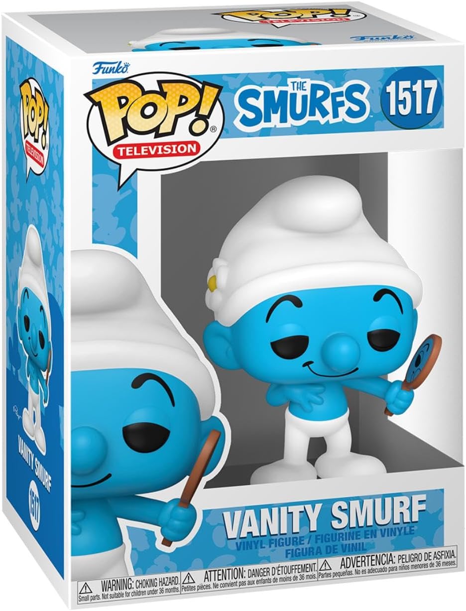 Funko POP! TV: Smurfs - Vanity Smurf - Vinyl Collectible Figure - Gift Idea - Official Merchandise - Toy for Children and Adults - TV Fans - Model Figure for Collectors and Display