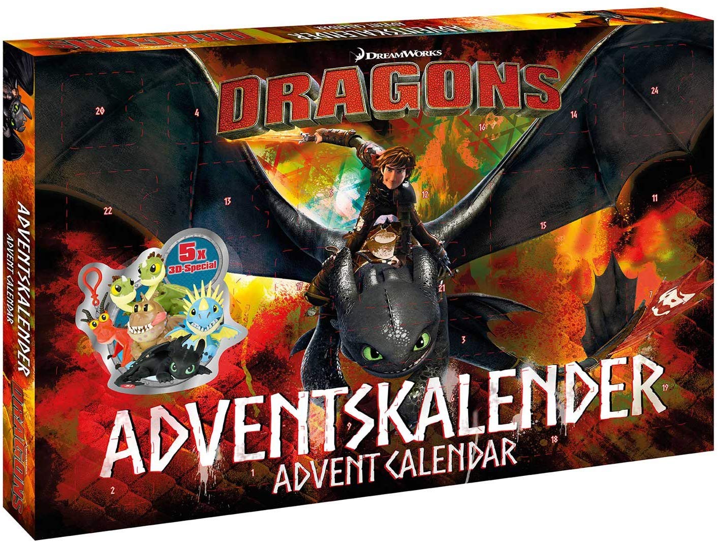 Craze 57323 – Advent Calendar Dreamworks Dragons
