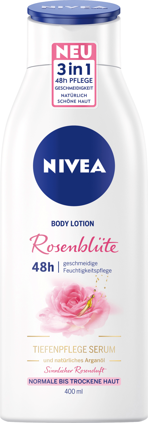 Nivea Body Lotion Rose Flower, 400 Ml