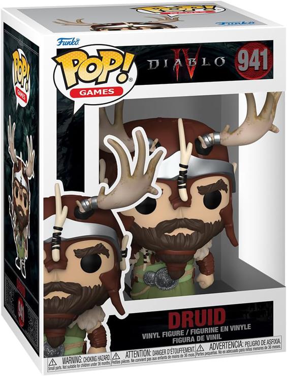 Funko Pop! Games: Diablo 4 - Druid - Vinyl Collectible Figure - Gift Idea - Official Merchandise - Toys For Children and Adults - Video Games Fans - Model Figure For Collectors and Display