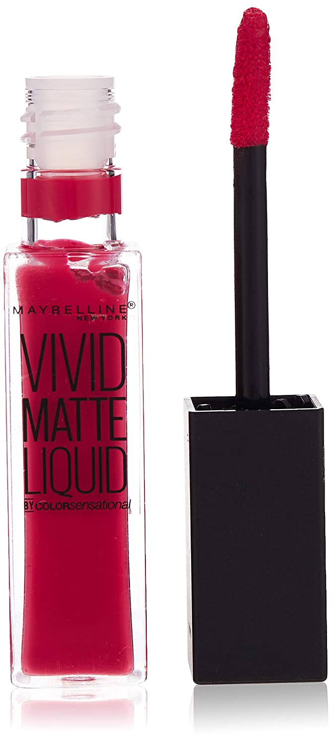 Maybelline New York Vivid Matte Liquid Lipstick 30 Fuchsia Estacy 8 ml, ‎#30