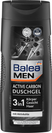 Balea MEN Active Carbon Shower gel, 300 ml