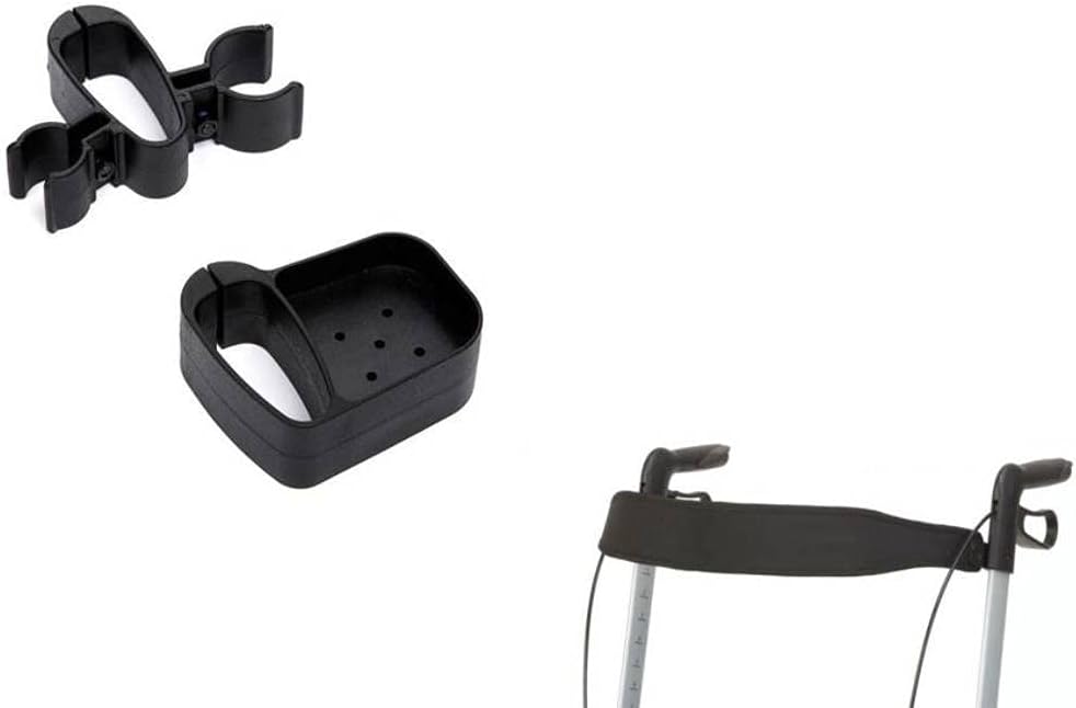 RUSSKA Comfort Accessory Pack for Walker Vital Back Strap + Stick Holder