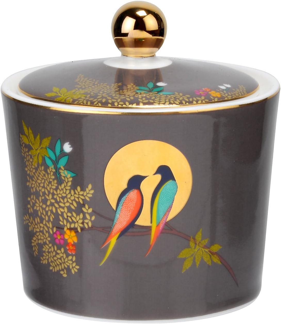 Sara Miller for Portmeirion Chelsea Covered Sugar-Grey, Ceramic 125 x 125 x 105 cm