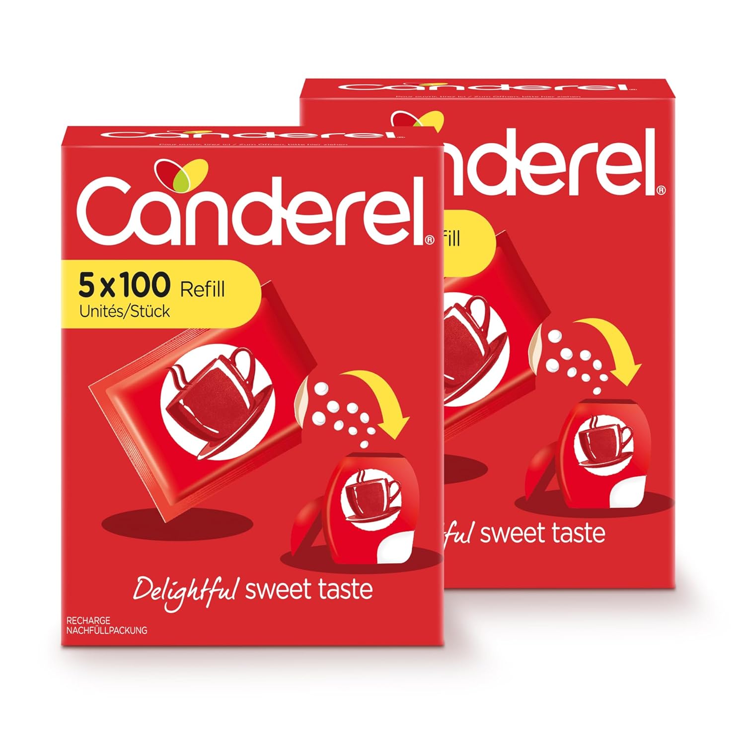 Canderel Refill Double Pack 2 x 500 Sweetener Tablets for Slimming
