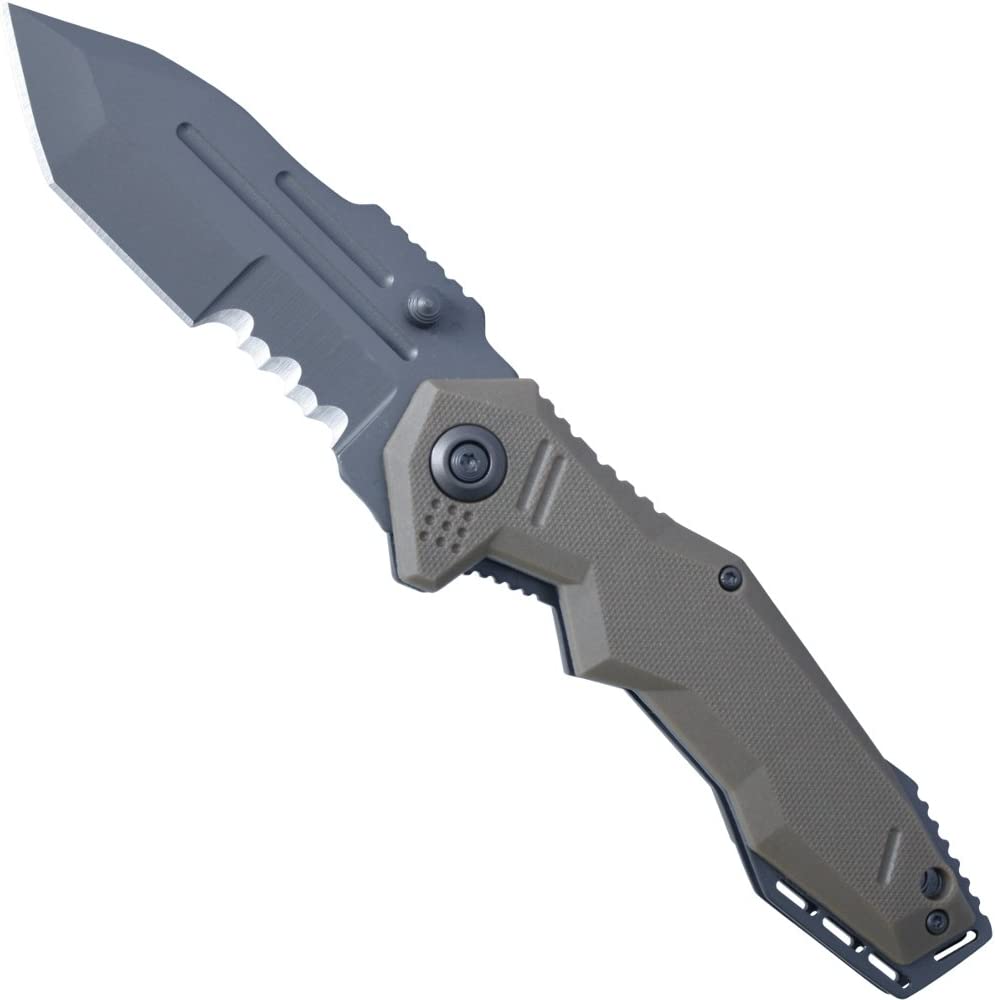 Blackfield Military Line Titanium Liner Lock Folding Knife Clip
