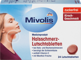 Mivolis Throat pain-lozenges, 24 pcs