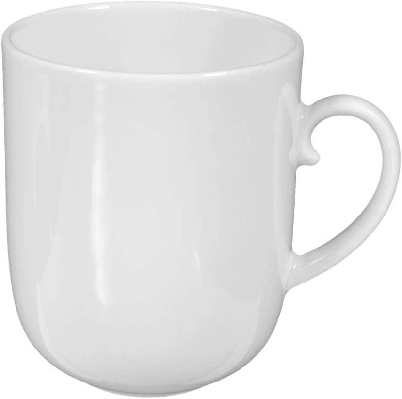 Seltmann Weiden Cup with handle 0.25 litres. Rondo/Liane White Plain Seltmann (Pack of 6)