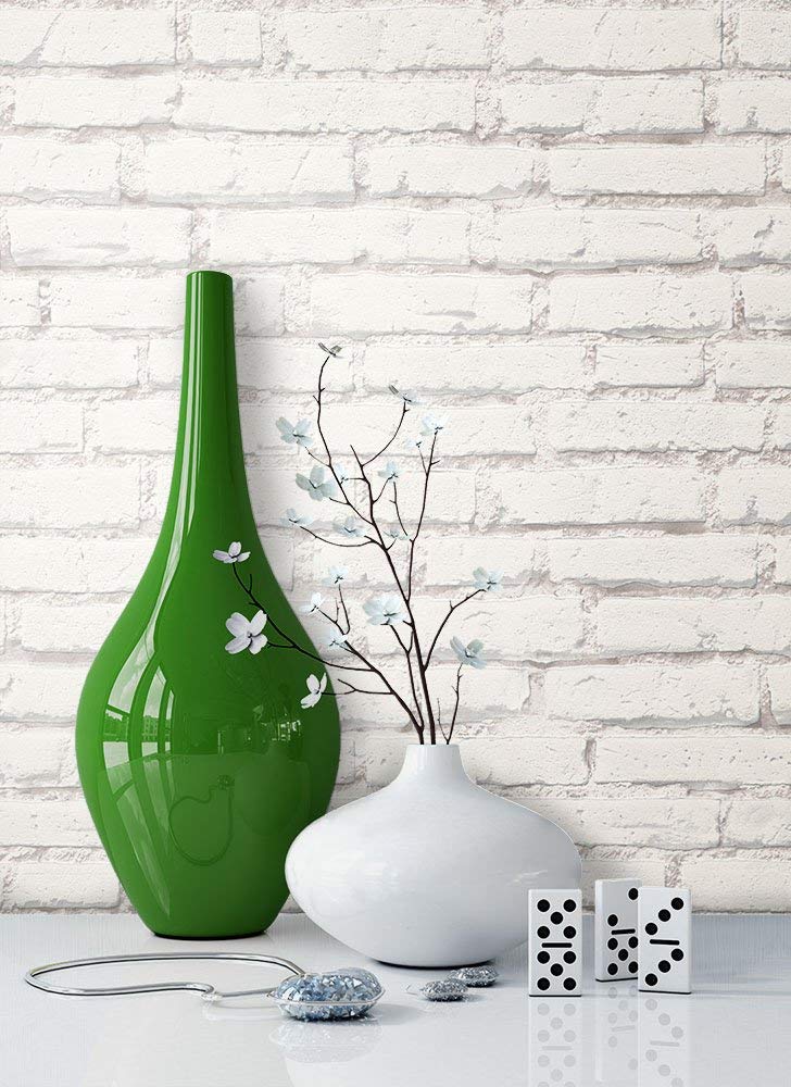 Newroom Design Newroom, Stone Grey Non-Woven Wallpaper Natural White Fun Modern & Elegant 