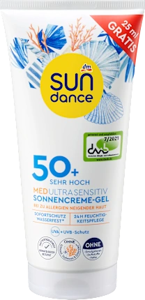 SUNDANCE Sunscreen gel SPF50+ filler, 175 ml