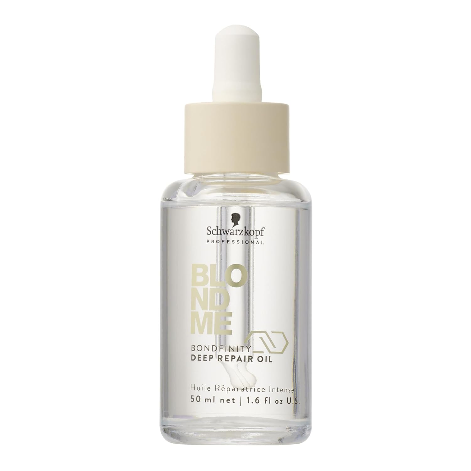 Restaxil Schwarzkopf Professional BLONDME Bondfinity Deep Repair Oil Lightweight Hair Oil Leave In Oil for Hair Heat Protection Anti Frizz Smoothing Porous Hair Repairing and Strengthening 50 ml
