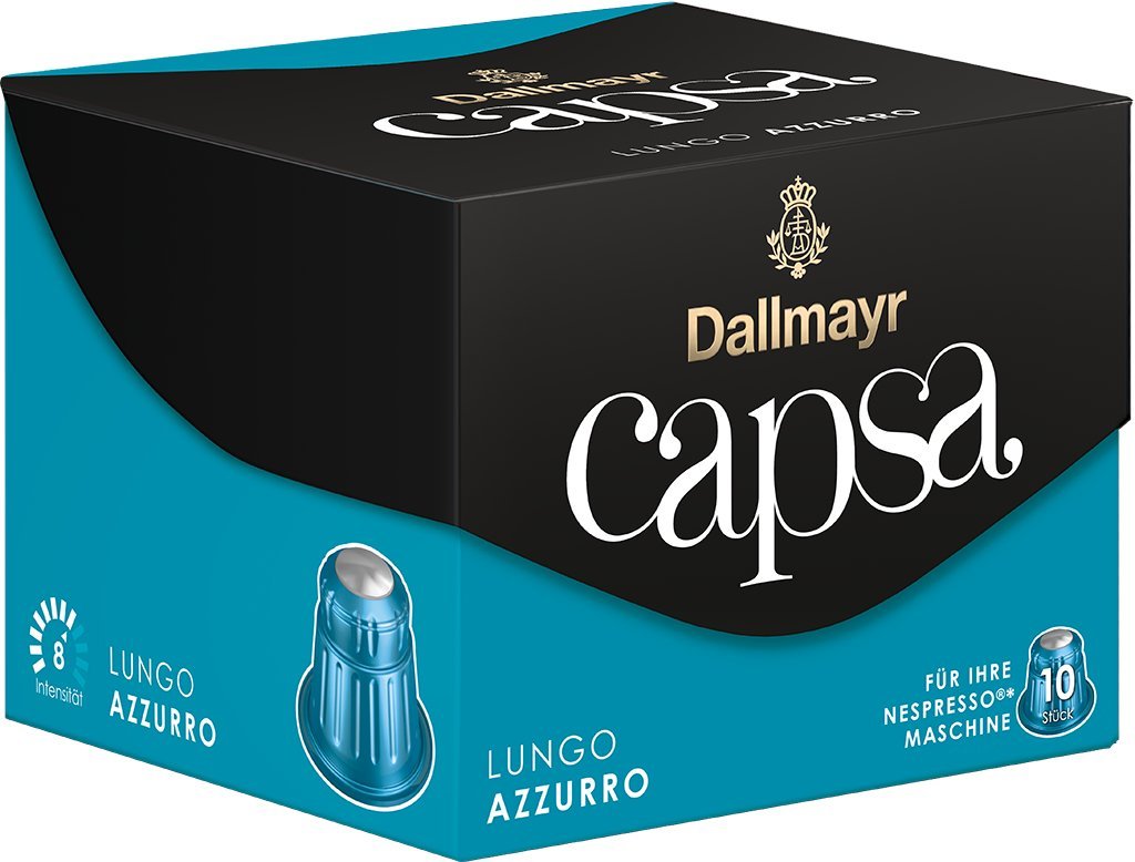 Dallmayr Capsa Lungo Azzurro, 10 capsules, 56 g