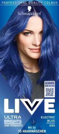 Schwarzkopf LIVE Intensive tint 095 Electric Blue, 1 pc