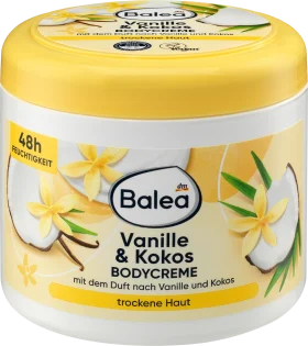 Balea Body cream vanilla & coconut, 500 ml