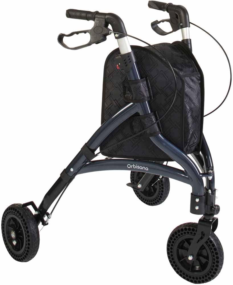 EUROtops Orbisana 3-Wheel Rollator - Lightweight and Manoeuvrable for Small Rooms