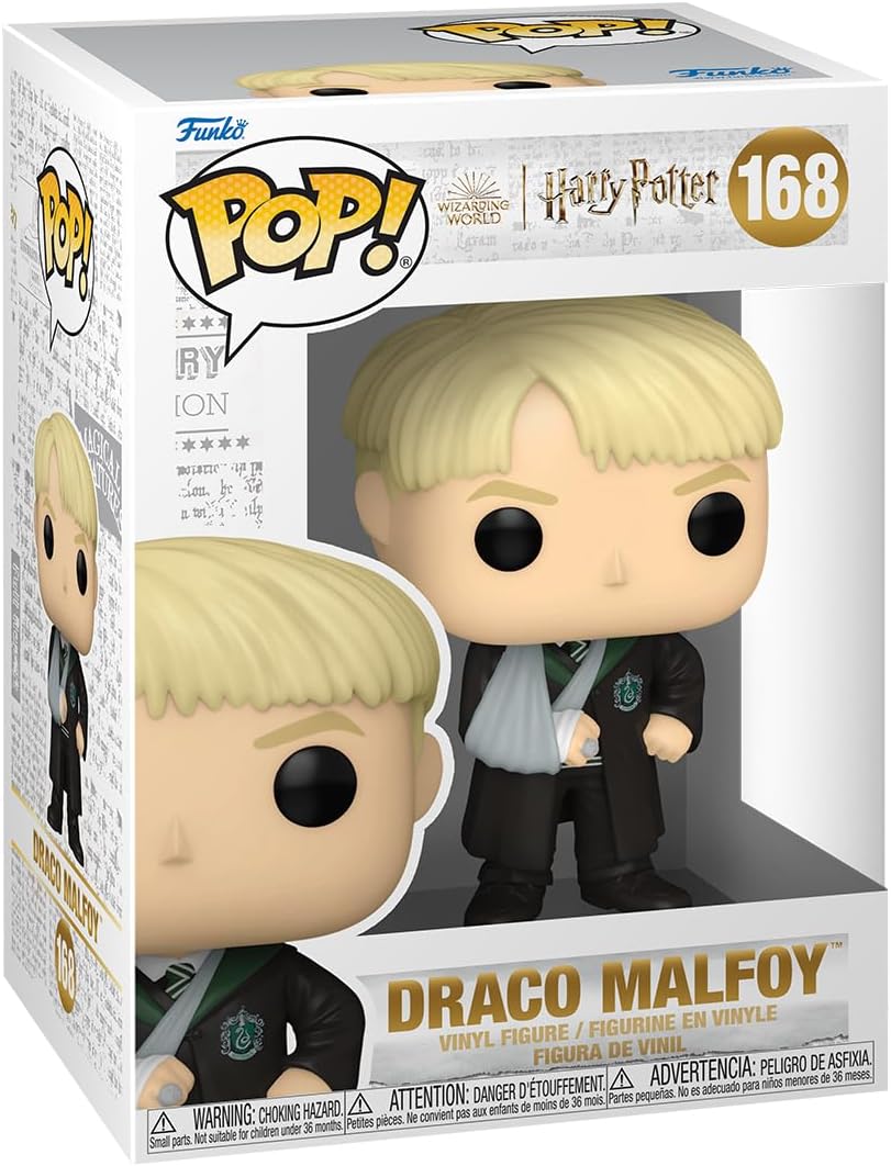 Funko POP! Movies: Harry Potter Prisoner of Azkaban - Draco Malfoy with Broken Arm - Vinyl Collectible Figure - Gift Idea - Official Merchandise - Toy for Children and Adults