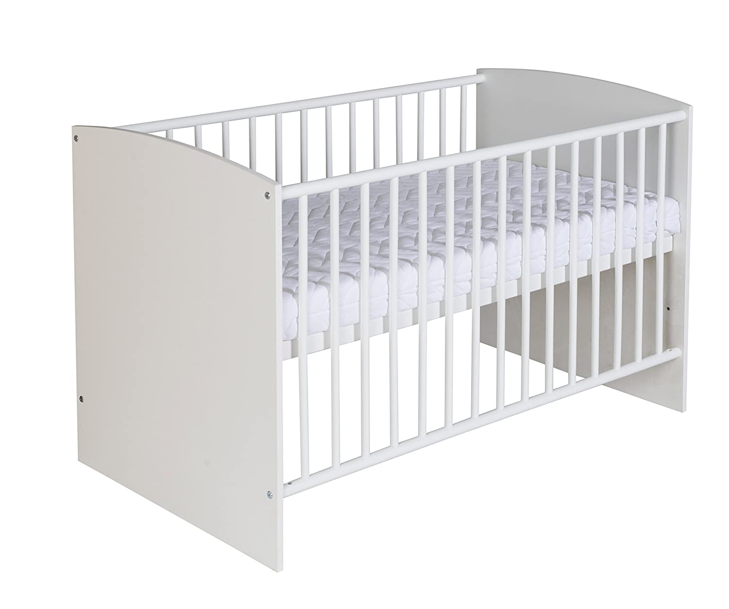 Schardt 03 492 02 02 Children\'s Bed 60 x 120 cm Classic White