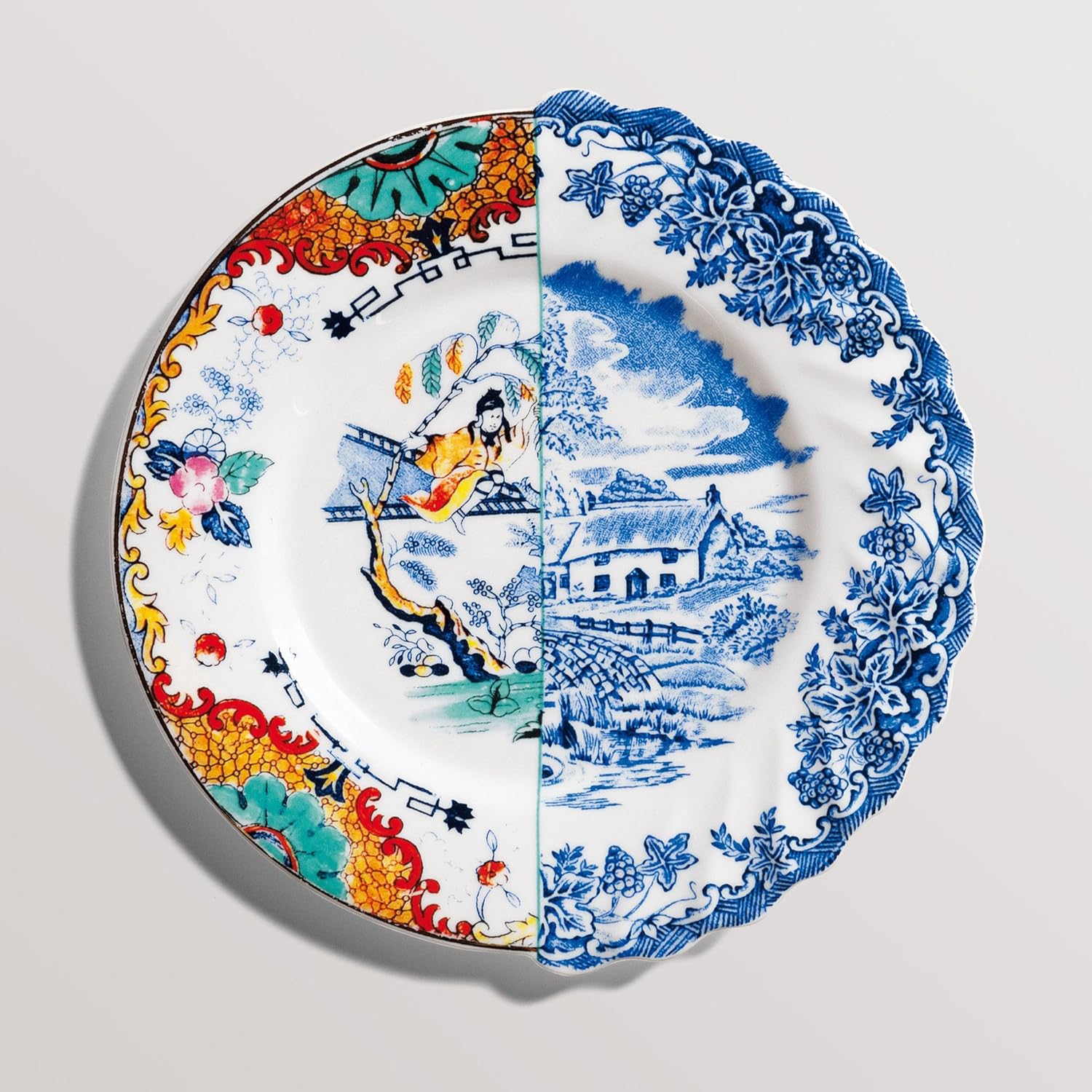 Seletti Hybrid Valdrada Fruit Bowl Porcelain Diameter cm. 20 h.1.6