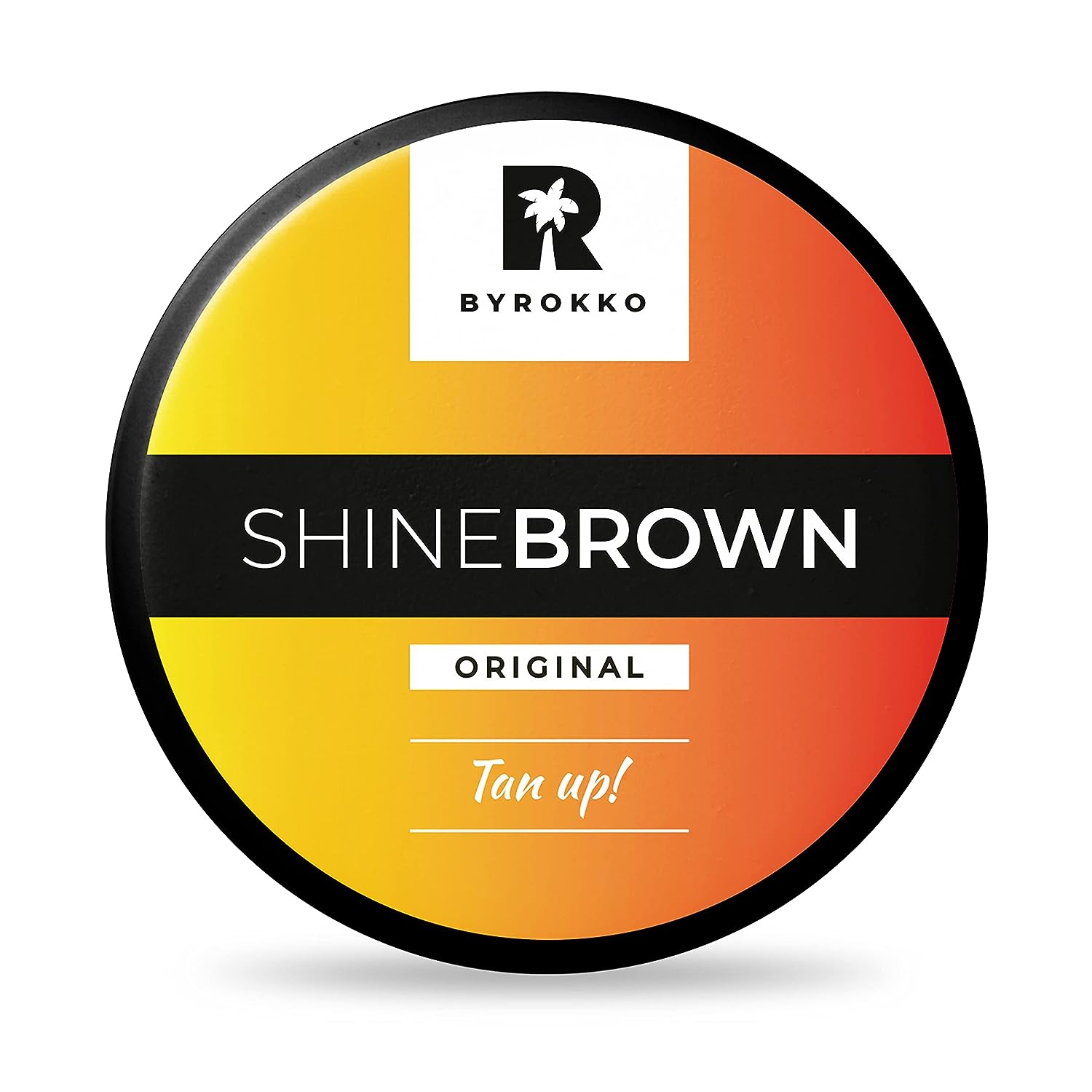 Byrokko Shine Brown Premium Tan Acceleration Cream, 1 Can x 190 ml Sun Lounger and Outdoor Sun Use Tan Up, 100% Natural Ingredients Carrot Oil, Virgin Olive Oil, Walnut Oil and Cocoa Butter