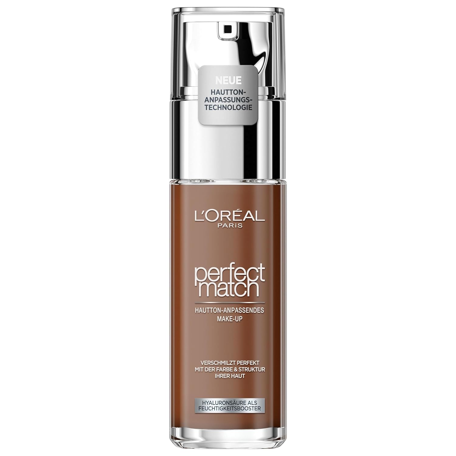 L'Oréal Paris L \ 'Oréal Paris Perfect Match-up No. 10.n Cocoa, Liquid Foundation with Hyaluron and Aloe Vera, 30 ml