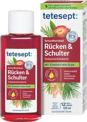 tetesept health bath back & shoulders, 125 ml