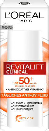 L'Oréal Paris Fluid Revitalift Clinical Vitamin C, LSF 50+, 50 ml