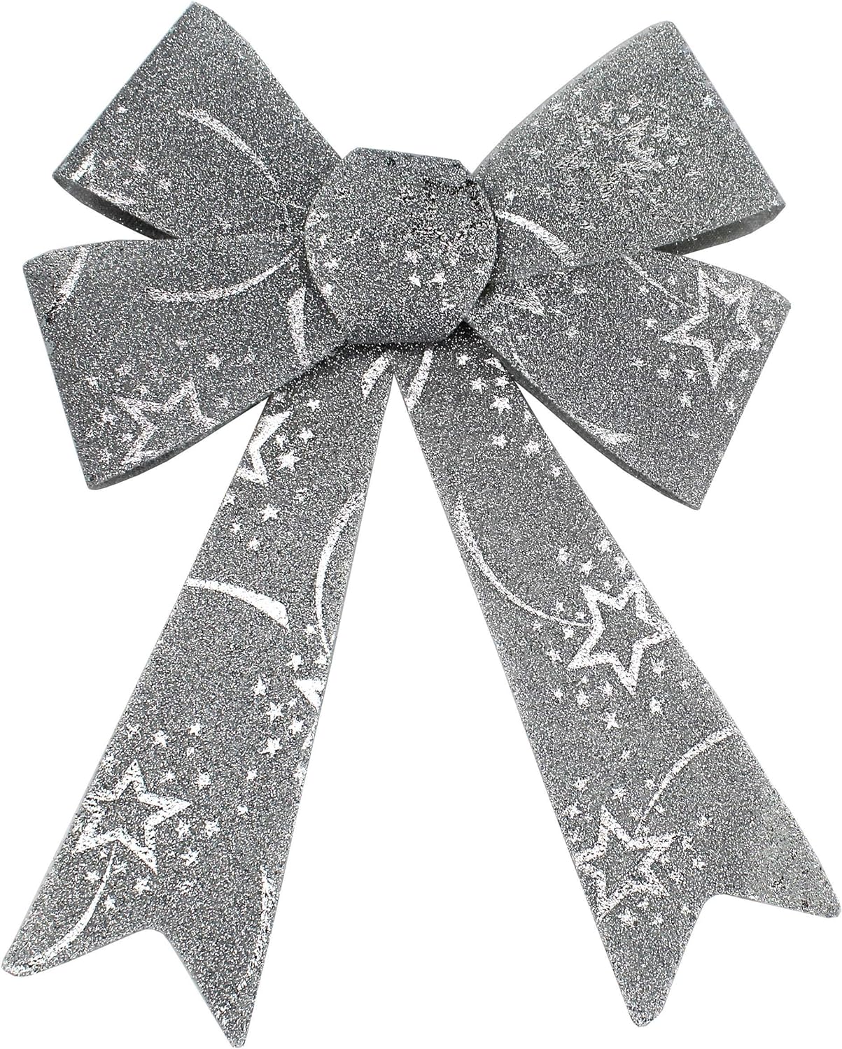 DARO DEKO Glitter Bow with Stars Pattern