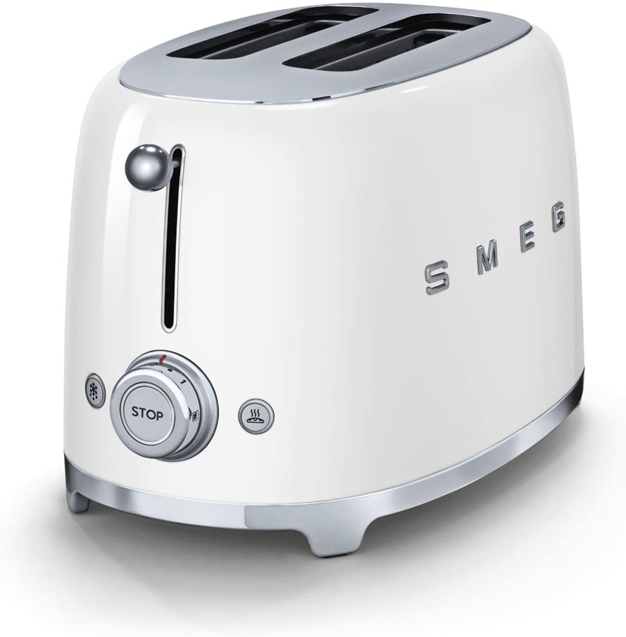 Smeg Toaster TSF01WHEU White Plastic