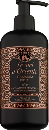 Tesori d'Oriente Liquid soap Hammam, argan oil & orange blossom, 300 ml