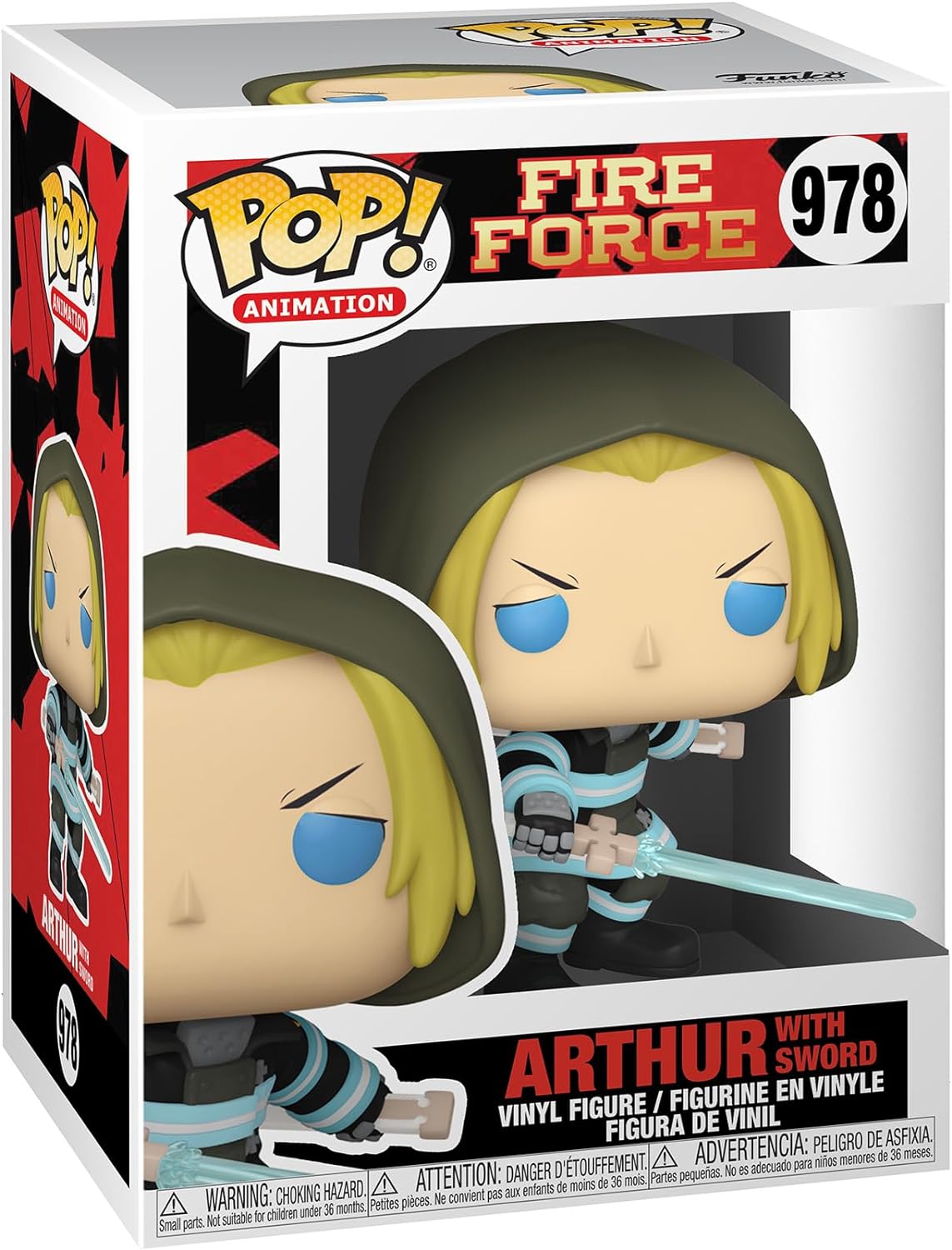 Funko Pop! Animation: Fire Force - Arthur Boyle with Sword - Vinyl Collectible Figure - Gift Idea - Official Merchandise - Toy for Children and Adults - Anime Fans - Model Figure for Collectors