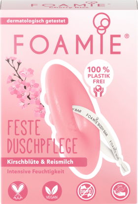 FOAMIE Solid shower cherry blossom, 80 g