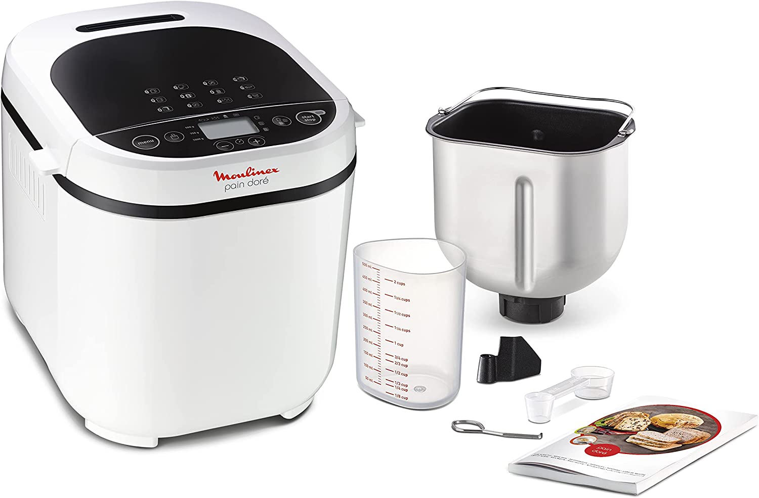 Moulinex Bread Maker Programme Plastic 31 x 29 x 29 cm Black / Purple