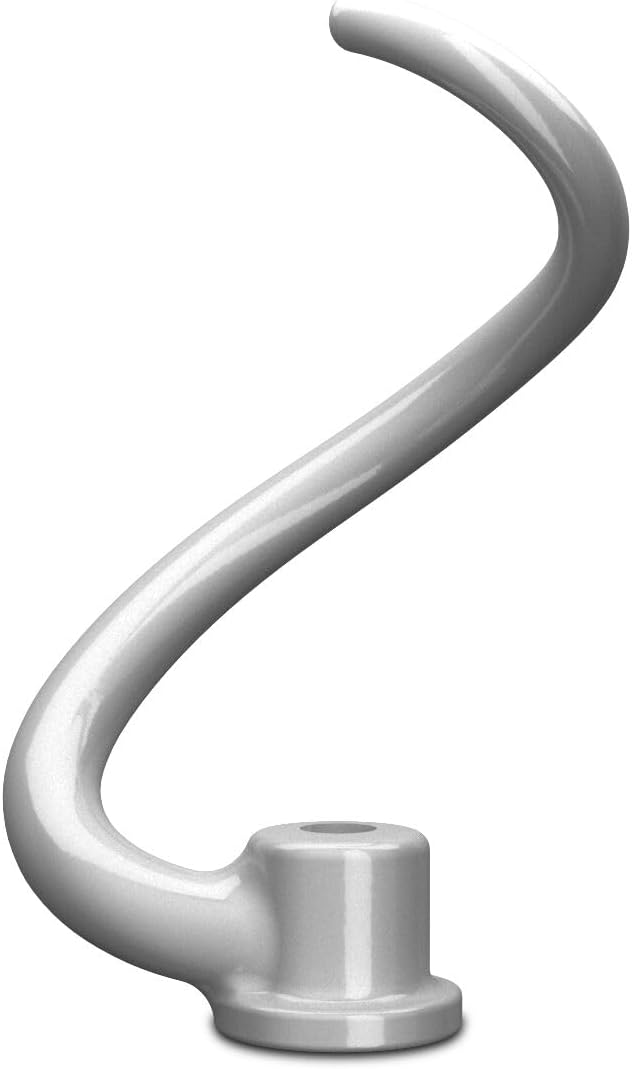 KitchenAid 5KSMBLWD Dough Hook, Aluminum, White